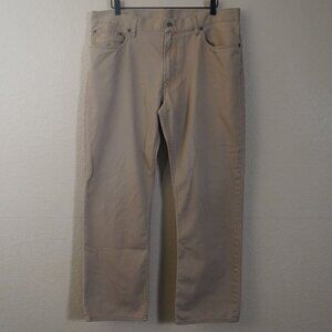 Polo Ralph Lauren Mens 650 Straight Leg Chino Pant 38X30 Tan Dungaree Cotton
